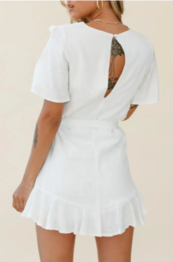 White Mini Dress
