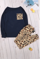 Leopard Loungewear Pants Set