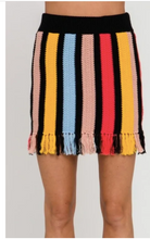 Stripe Knit Skirt