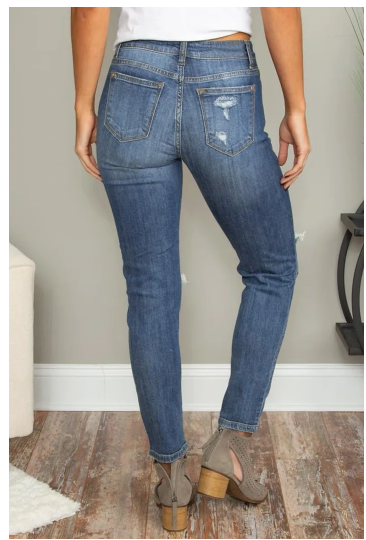 Ripped Vintage Skinny Jeans
