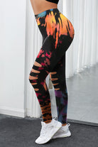 High Waist Hollow Leggings
