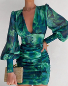 Floral Lantern Dress